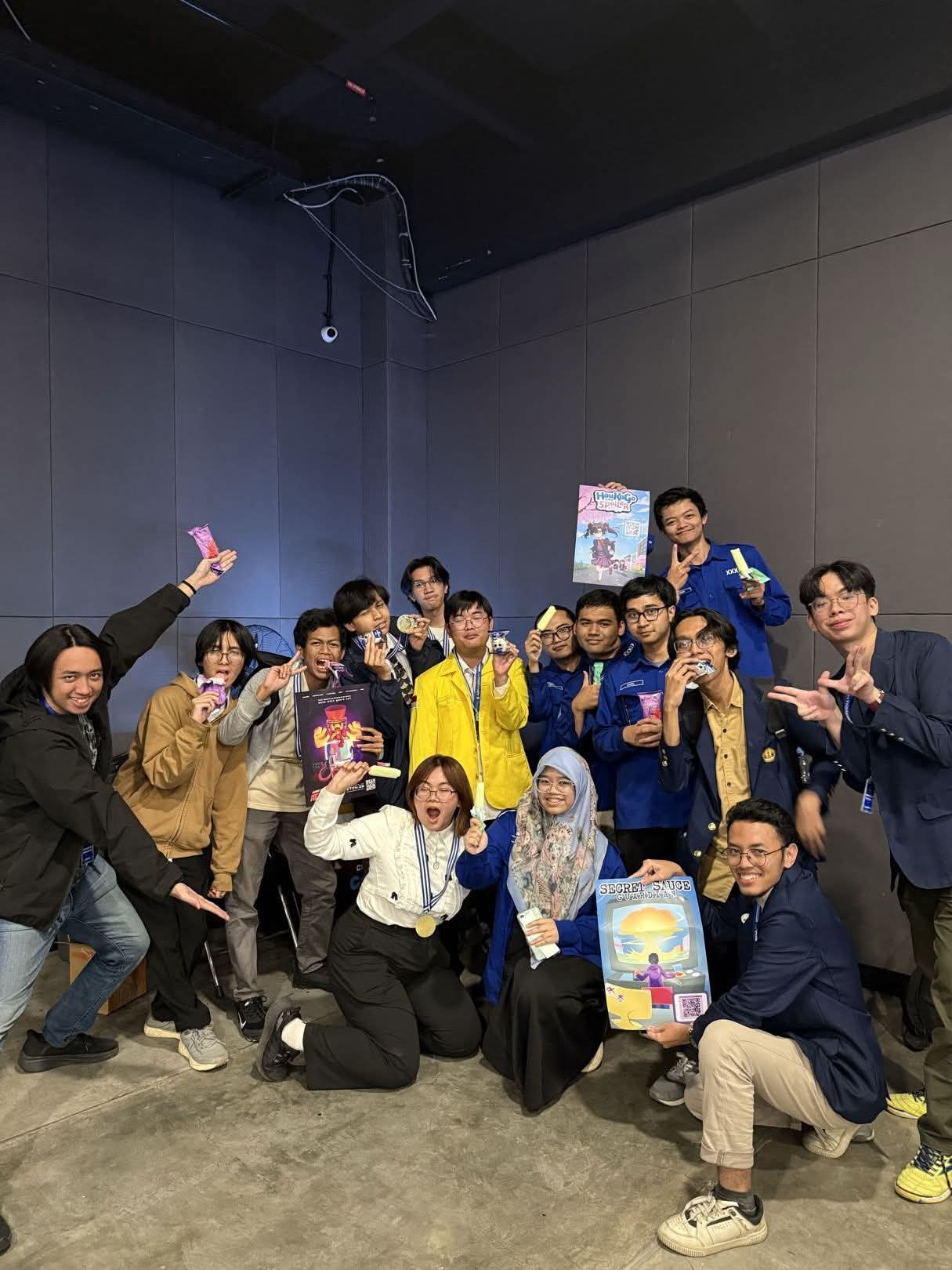 Group photo with fellow competitors at Arkavidia